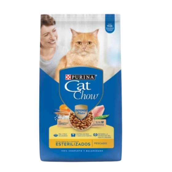 Alimento Para Gato Cat chow Esterilizado Defense Plus 24kg