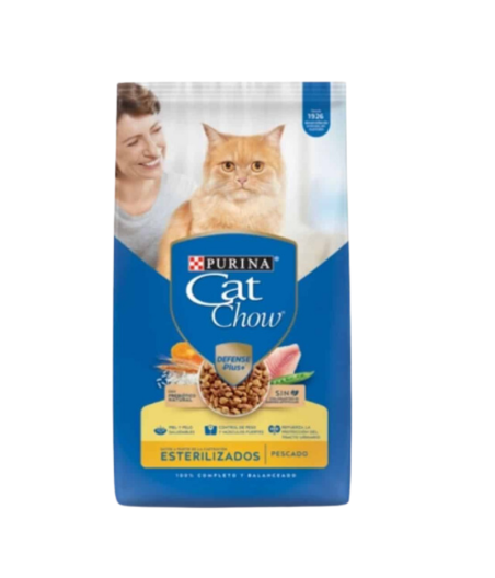 Alimento Para Gato Cat chow Esterilizado Defense Plus 24kg