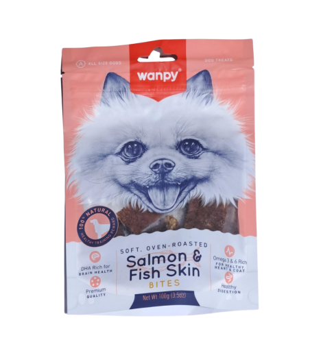 Snack Para Perro Wanpy Salmon 100gr