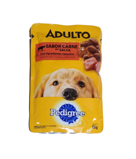 Alimento Húmedo Sachet Pedigree Carne 100gr
