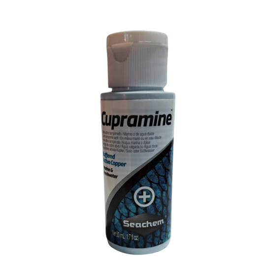 Mediacamento Para Peces Cupramine 50ml SEACHEM