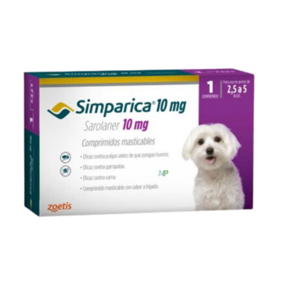 Simparica 2,5  a 5 kg