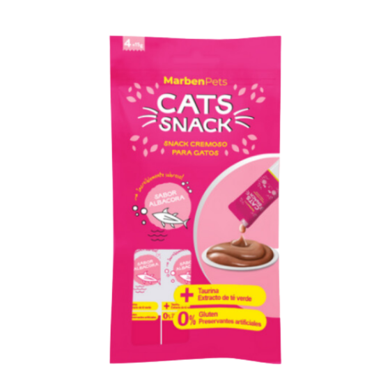 Alimento Cremoso Cats Snack Albacora