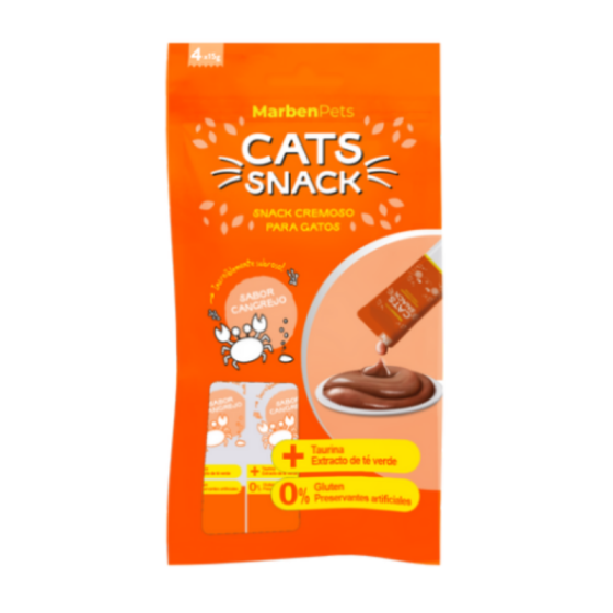 Alimento Cremoso Cats Snack...