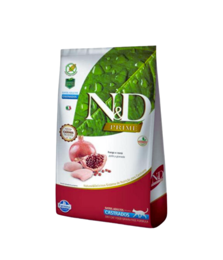 Alimento N&D Prime Para Gato Castrado de Pollo 1.5kg