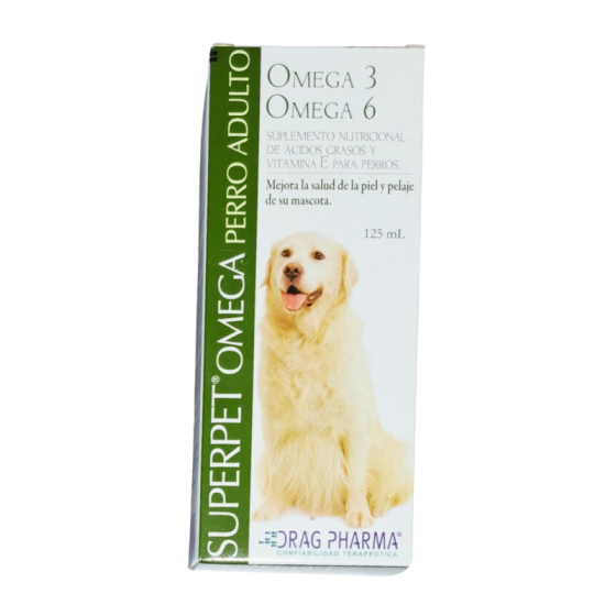 SUPERPET OMEGA 6 PERRO FCO. DOSIFICADOR X 125 ML