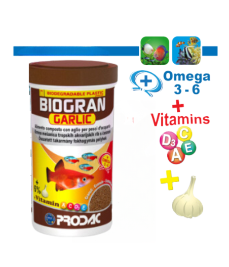 Alimento Para Peces Biogran Garlic 100ml