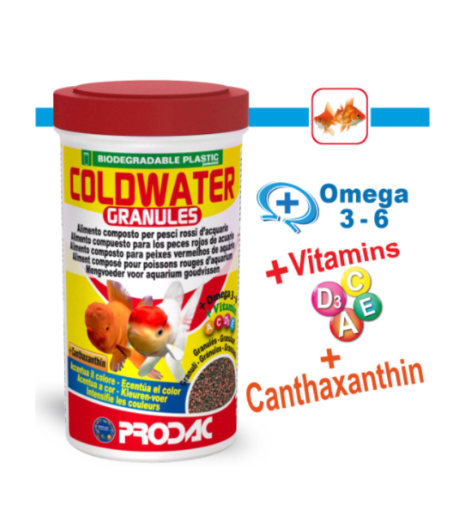 Alimento Para Peces Coldwater Ganules Prodac 100ml