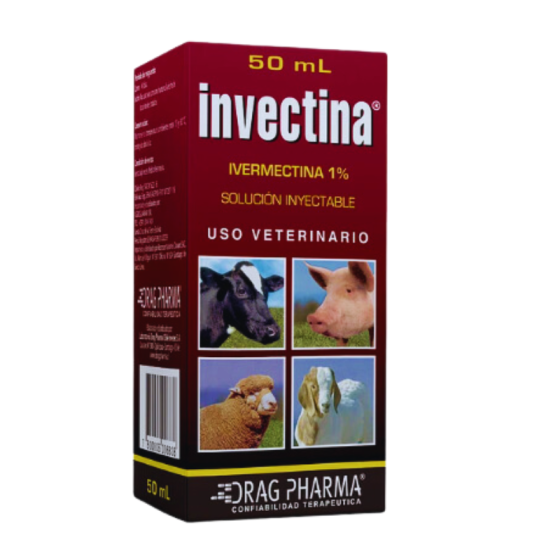 ANTIPARACITARIO INVECTINA 1% SOL. INY. X 50 ML