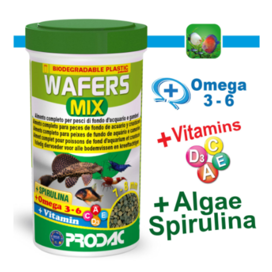 Alimento Para Peces Wafer Mix  Prodac 100ml