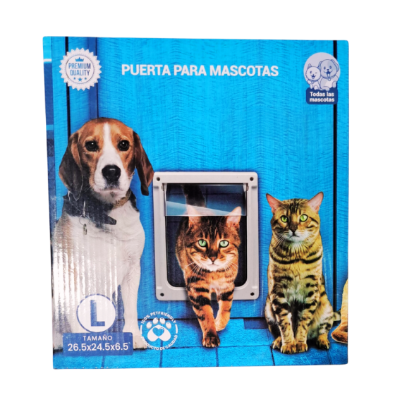 Puerta Abatible L Para Perro y Gato 26.5*24.5*6.5