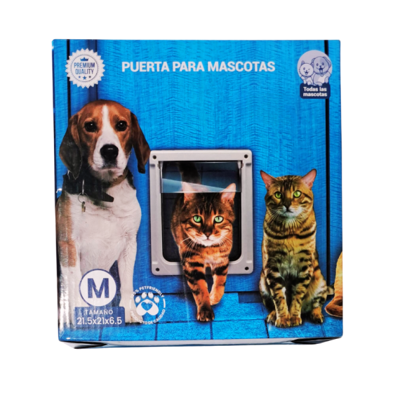 Puerta Abatible M Para Perro y Gato 21.5*21*6.5