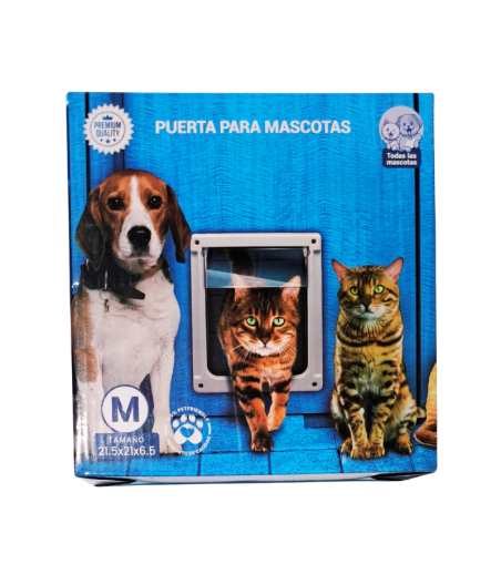 Puerta Abatible M Para Perro y Gato 21.5*21*6.5