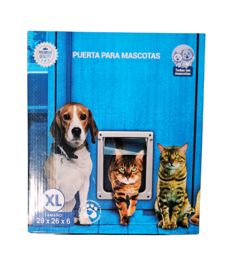 Puerta Abatible XL Para Perro y Gato 29*26*6