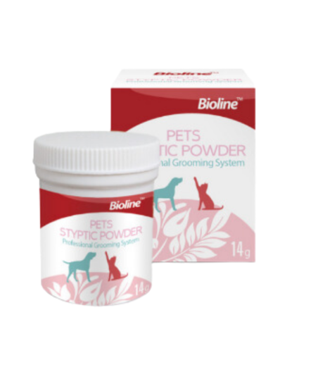 Pets Styptic Powder 14g Polvo Estiptico Para Herida Bioline