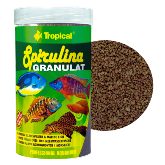 Alimento Para Peces Spirulina Granulat Tropical 100ml