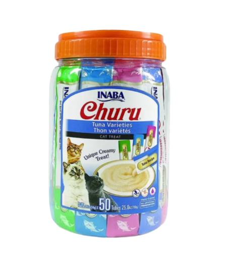 Alimento Humedo Gato Churu Cat Variedad en Sabores 50uni. 750gr