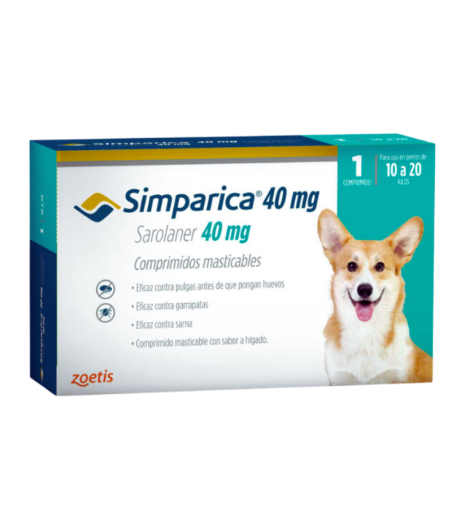 Simparica 10 a 20 kg 1 comp