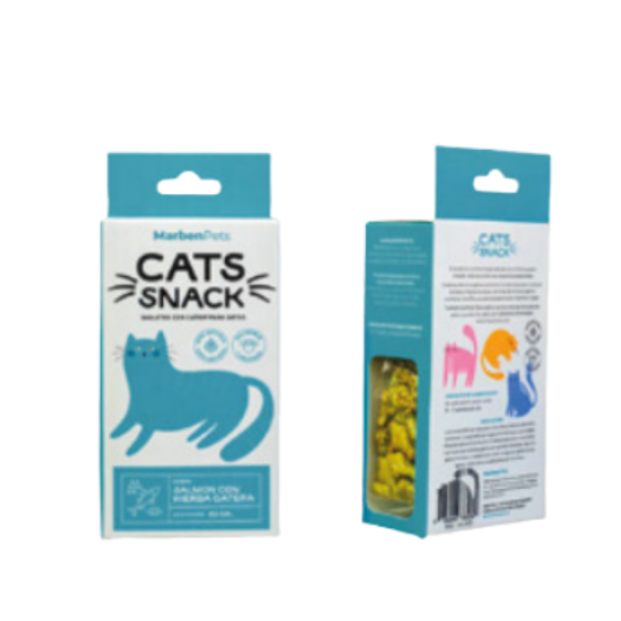 Alimento Cats Snack Salmon Con Hierva Gatera