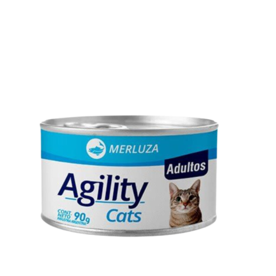 Alimento Humedo Lata Agility Gato Adulto Merluza 90gr