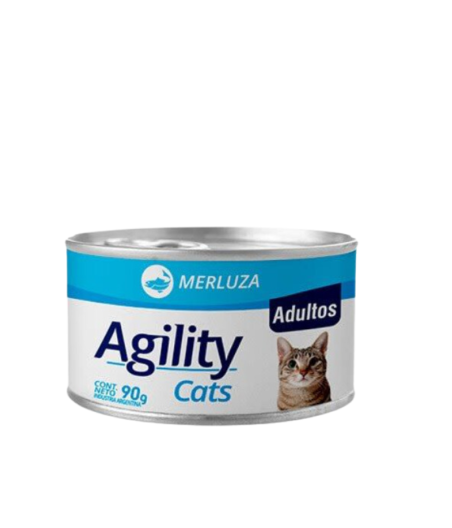 Alimento Humedo Lata Agility Gato Adulto Merluza 90gr