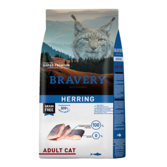 Alimento Para Gato Bravery Herring 2kg