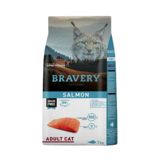 Alimento Para Gato Bravery Salmon Adulto 7kg