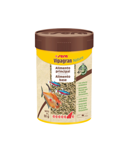 Alimento para peces Vipagran Nature 30g Sera