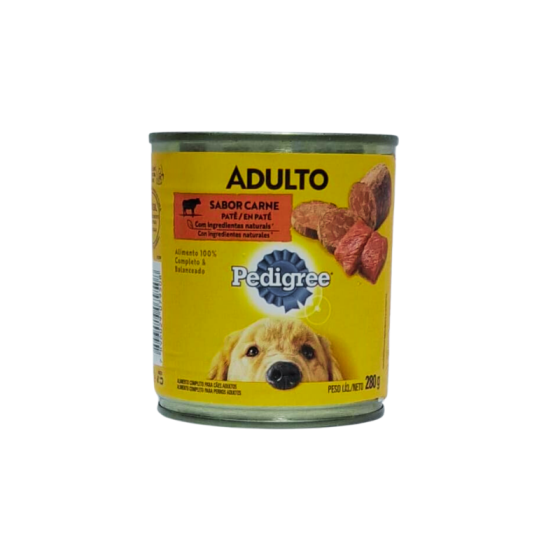 Alimento Húmedo Perro Lata Pedigree Carne 280gr