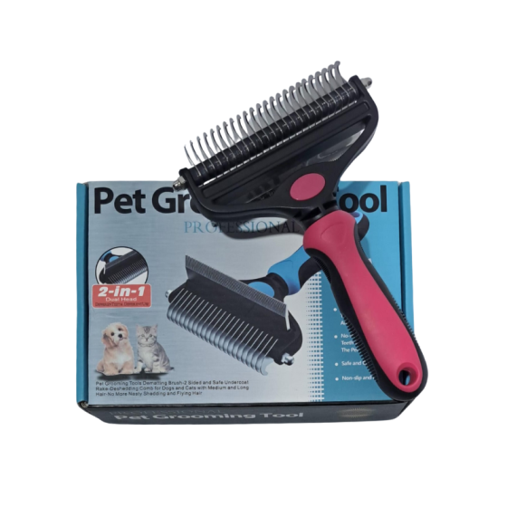 Cepillo Deslanador Grande Pet Grooming Tool