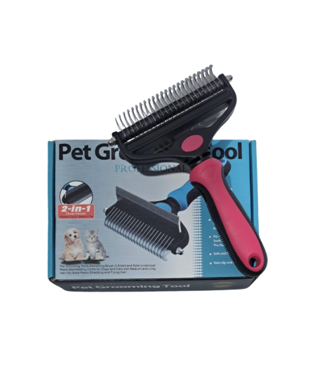 Cepillo Deslanador Grande Pet Grooming Tool