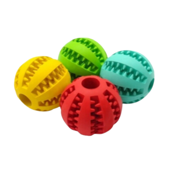 Juguete Interactivo Bola Con Dientes Para Limpieza Dental Warrior