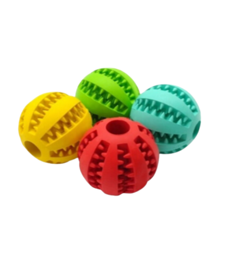 Juguete Interactivo Bola Con Dientes Para Limpieza Dental Warrior