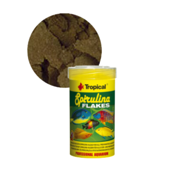 Alimento Para Peces Spirulina Flakes Tropical 100ml