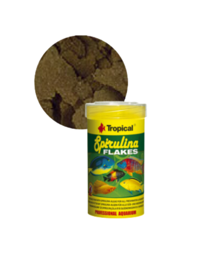 Alimento Para Peces Spirulina Flakes Tropical 100ml