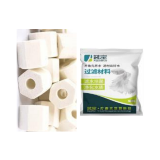 Material  Filtrante Ceramica Hexagonal 500g