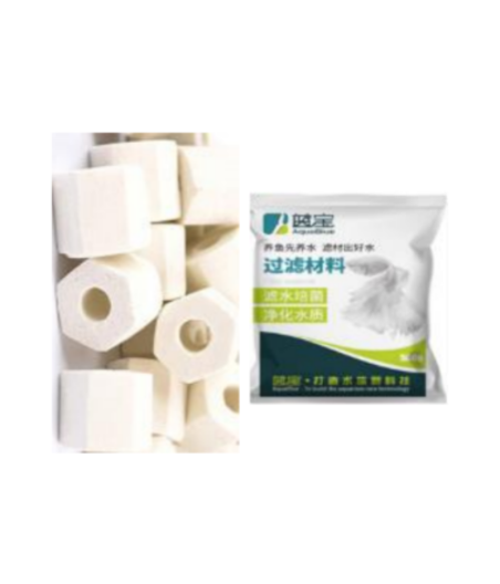 Material  Filtrante Ceramica Hexagonal 500g