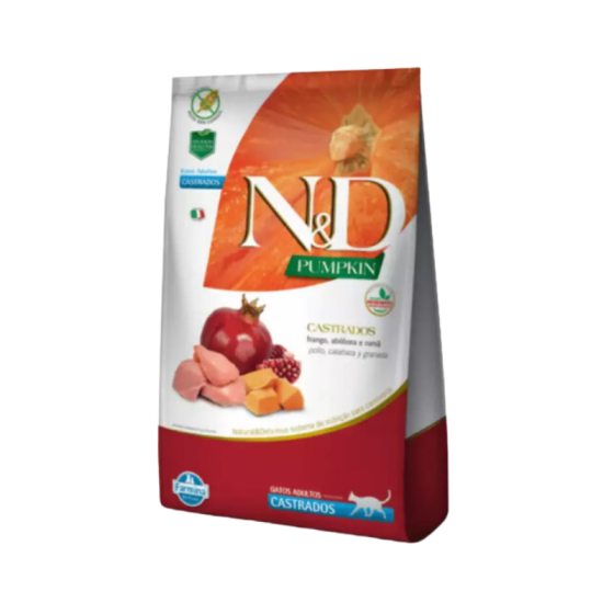 Alimento Para Gato N&D  Pumpkin Castrado de Pollo 1.5kg