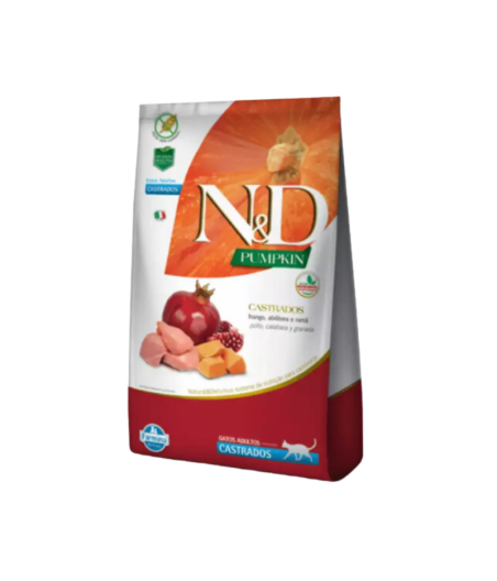 Alimento Para Gato N&D  Pumpkin Castrado de Pollo 1.5kg